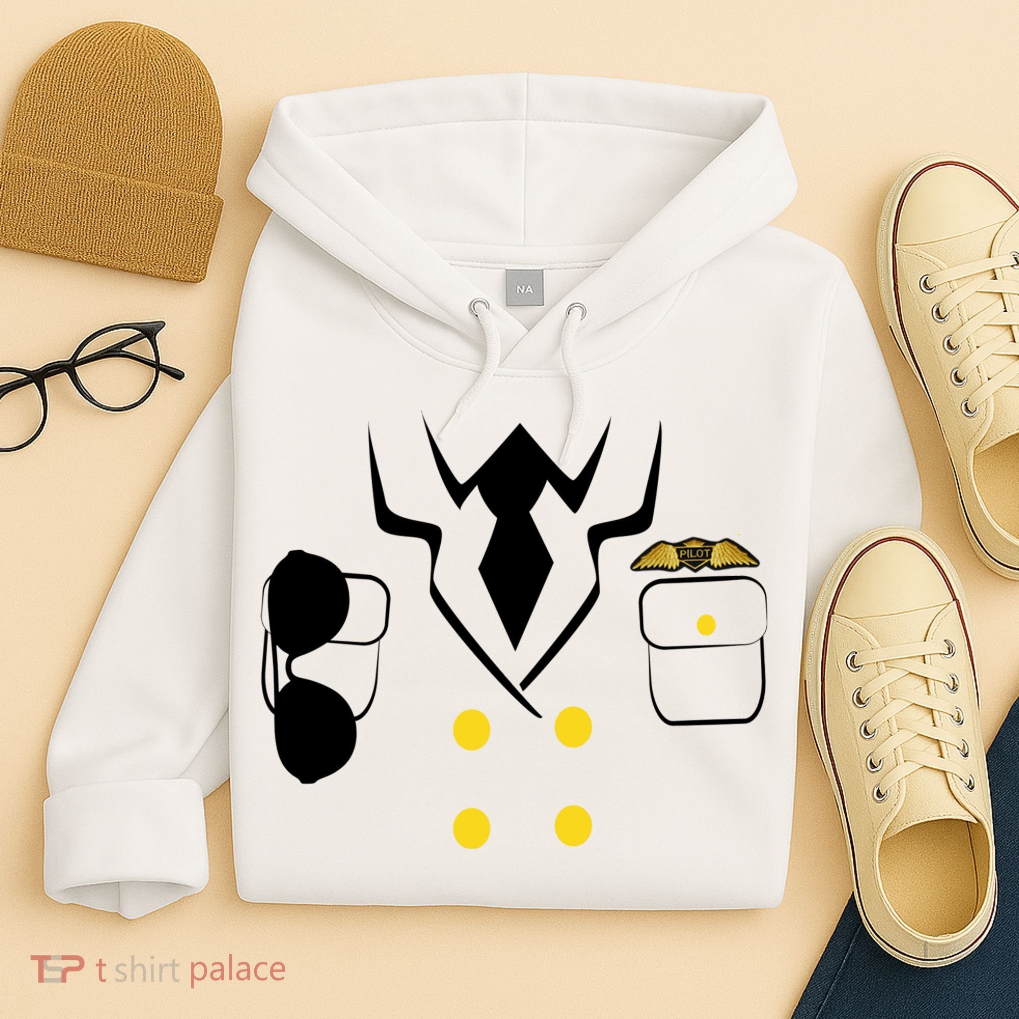 Pilot Costume Uniform Hoodie