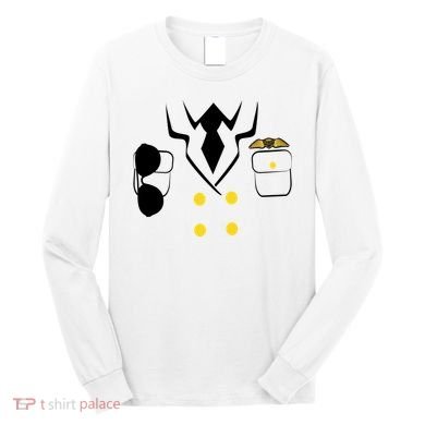 Pilot Costume Uniform Long Sleeve Shirt