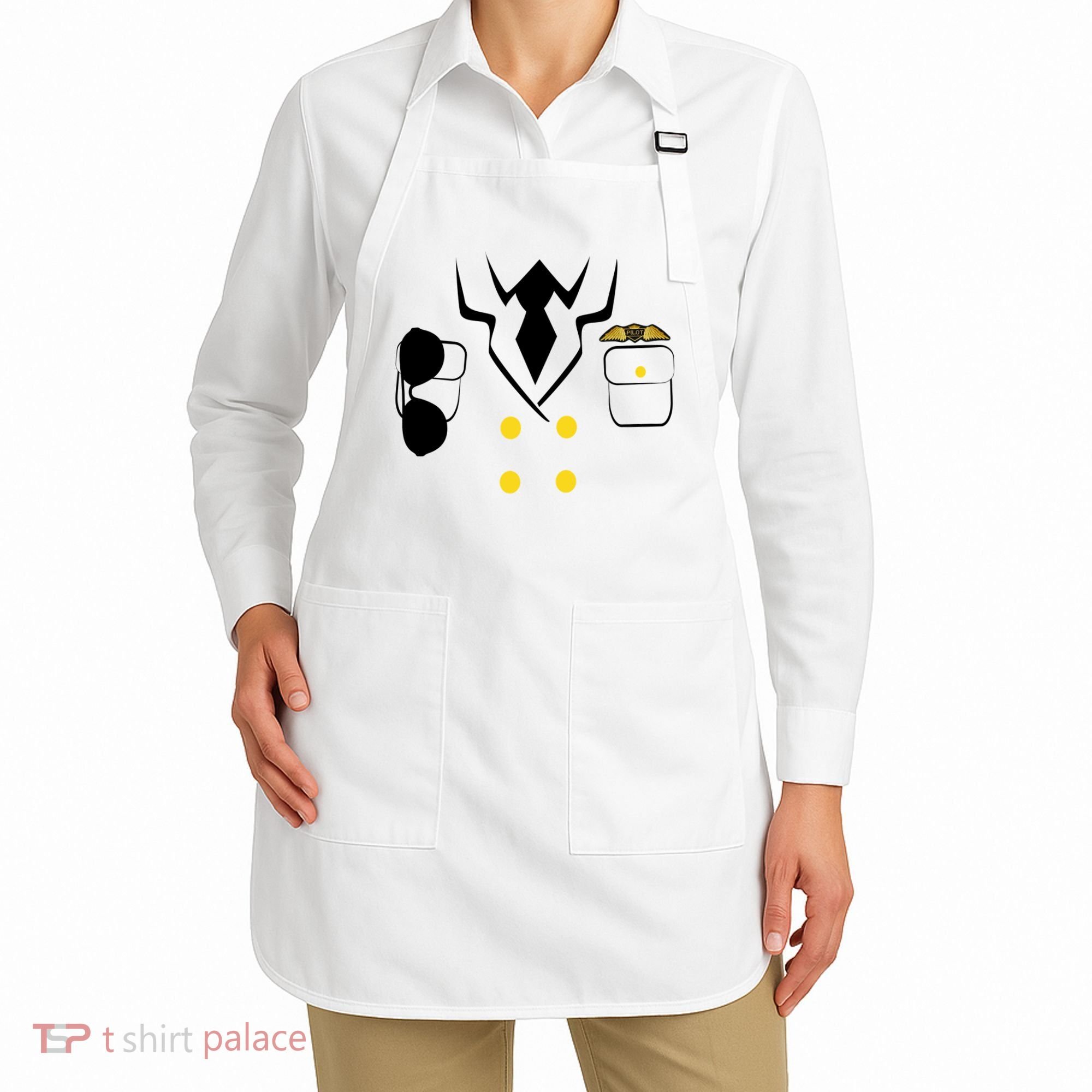 Pilot Costume Uniform Apron