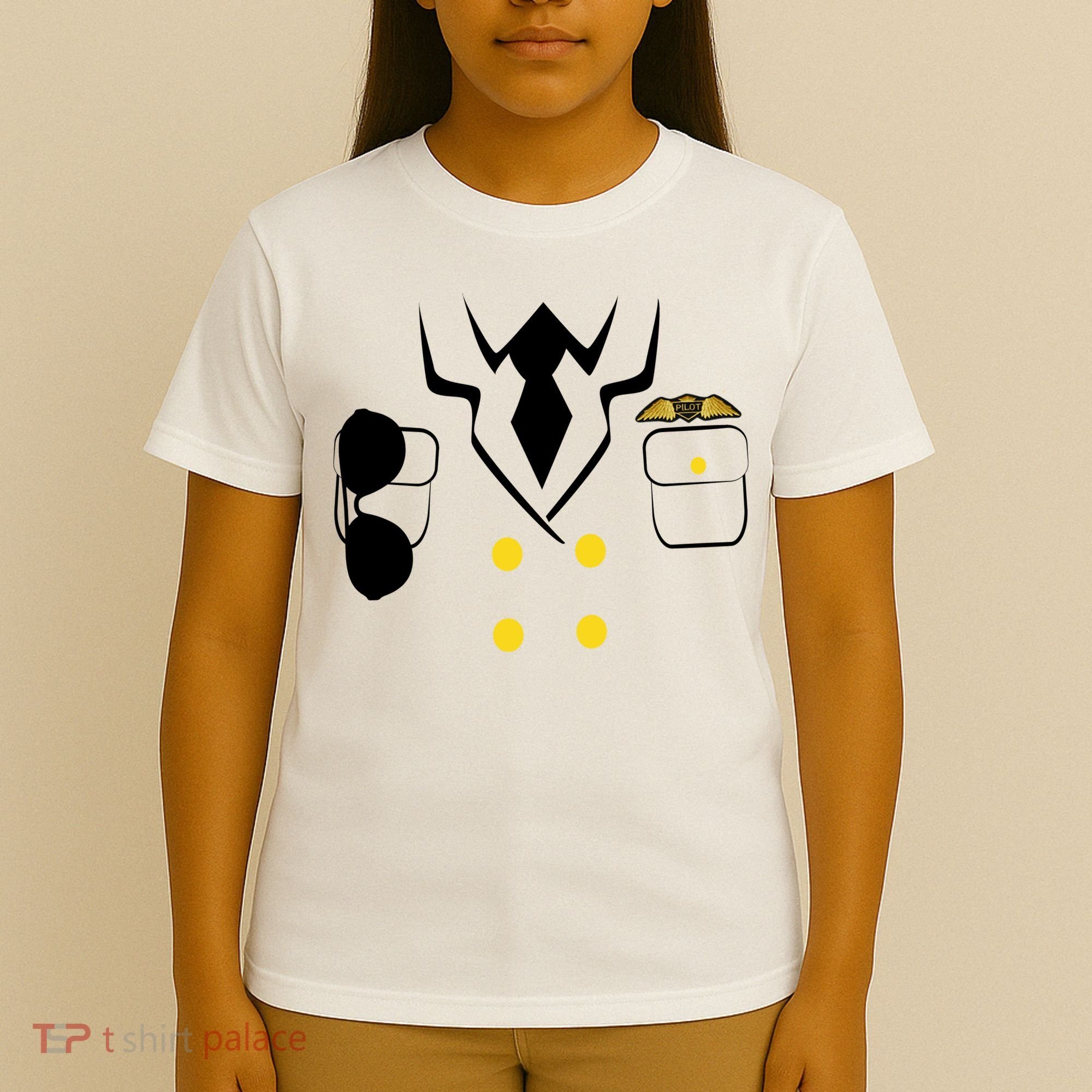 Pilot Costume Uniform T-Shirt