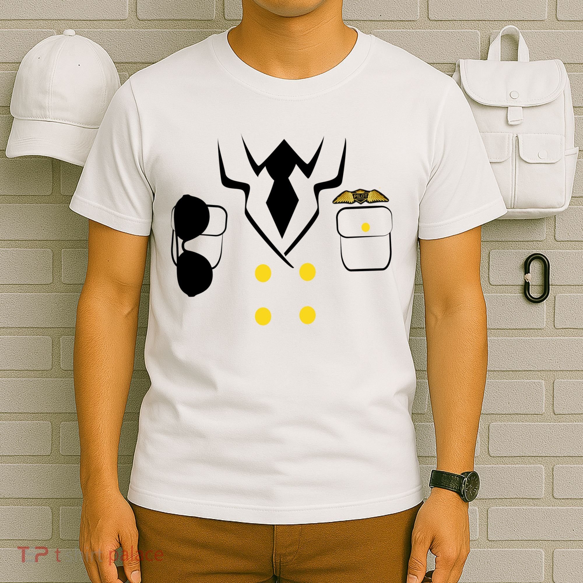 Pilot Costume Uniform T-Shirt
