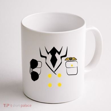 Pilot Costume Uniform Coffee Mug back