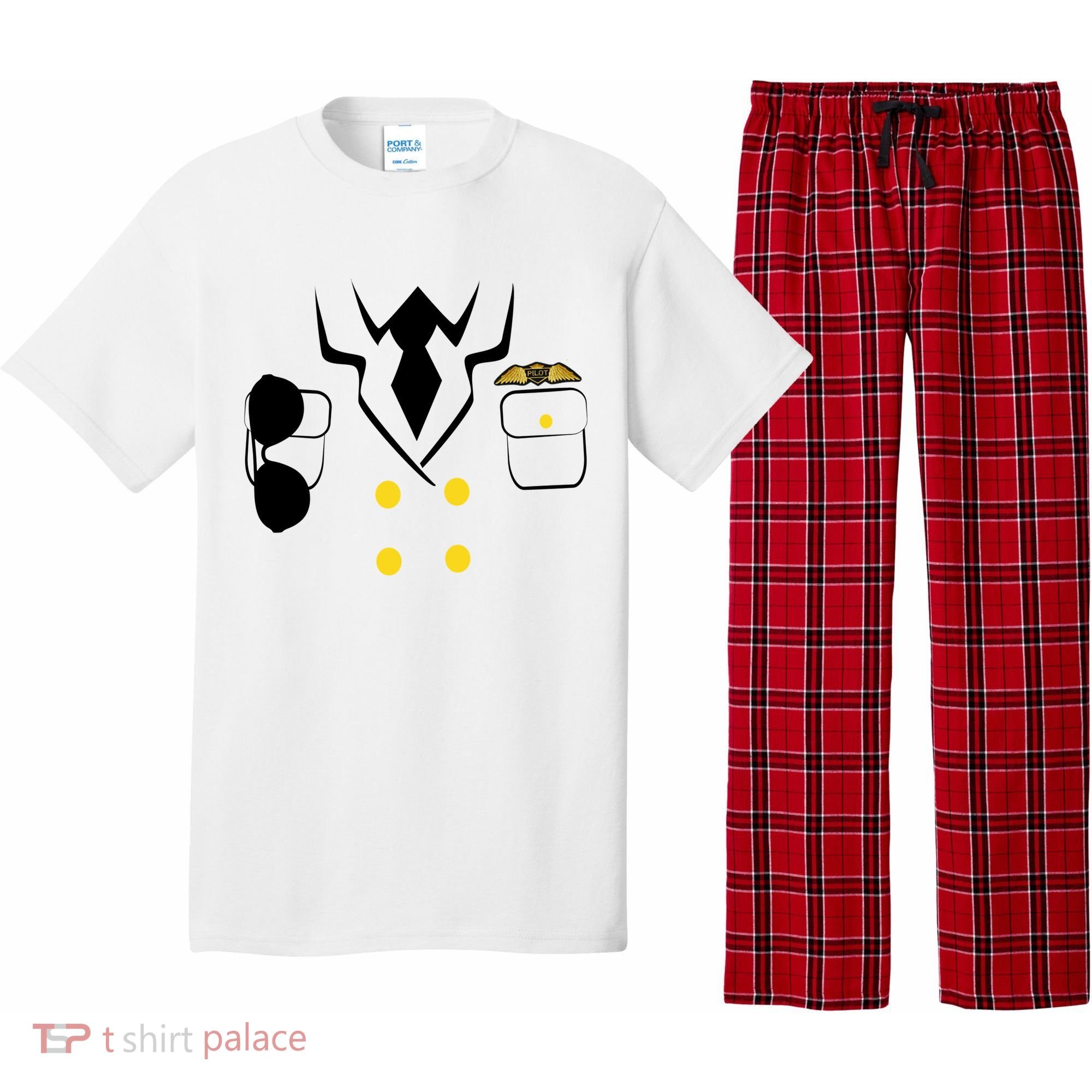 Pilot Costume Uniform Pajama Set