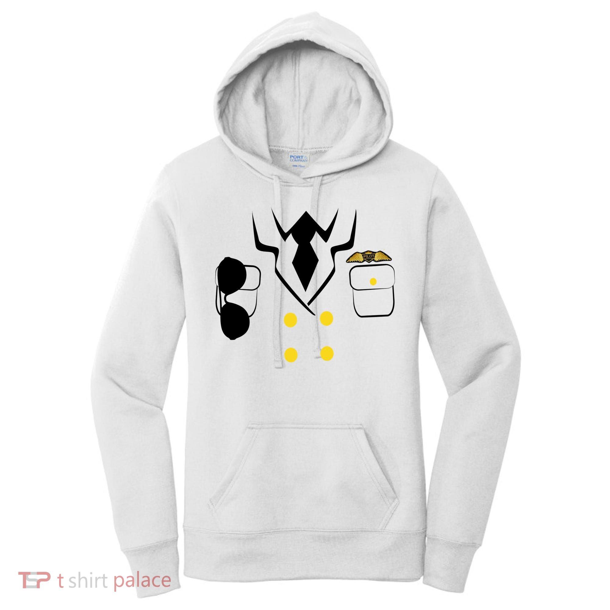 Pilot Costume Uniform Women's Hoodie