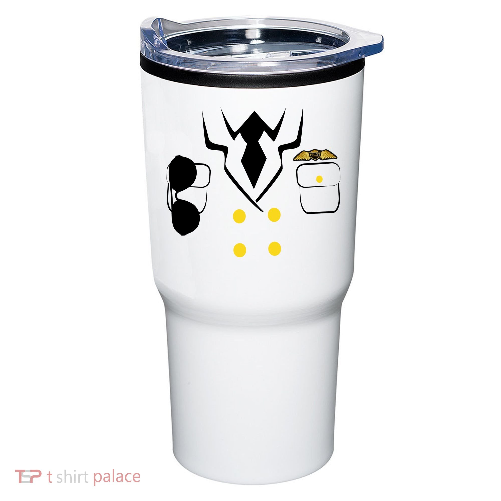 Pilot Costume Uniform Tumbler