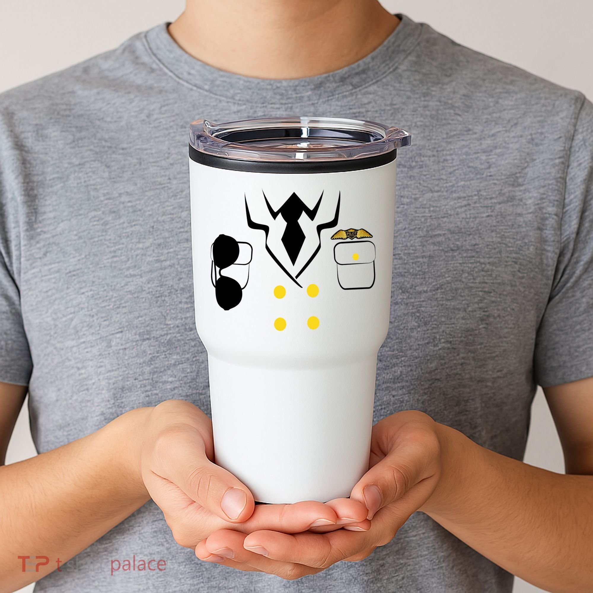 Pilot Costume Uniform Tumbler
