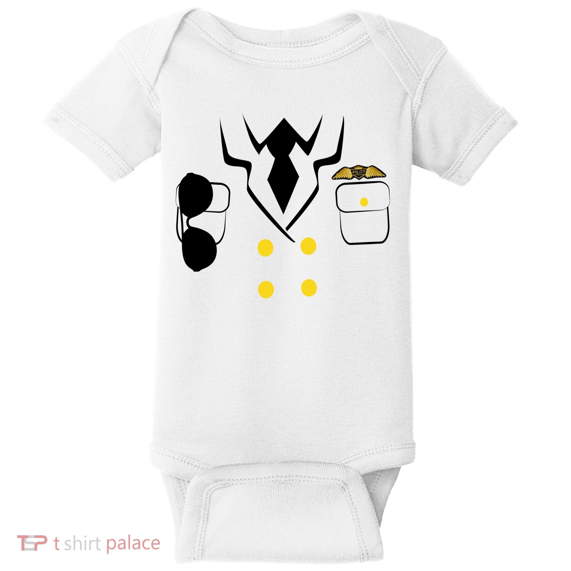 Pilot Costume Uniform Baby Bodysuit