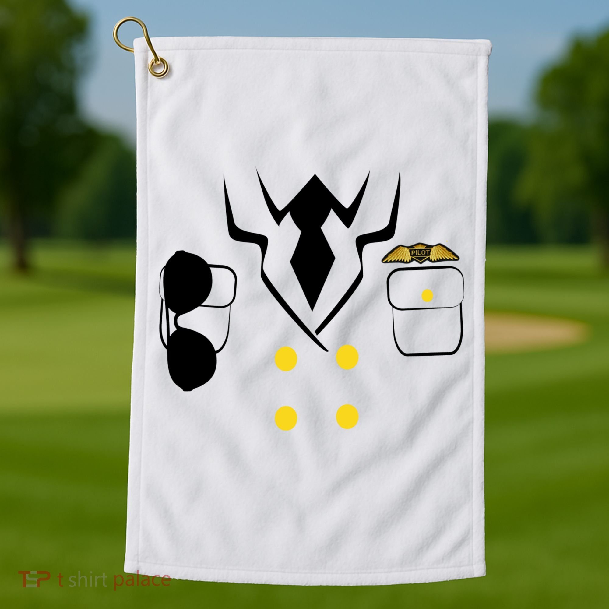 Pilot Costume Uniform Golf Towel