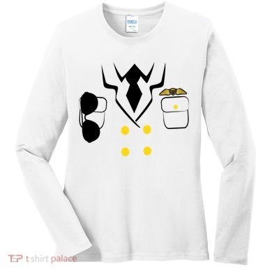 Pilot Costume Uniform Women's Long Sleeve Shirt