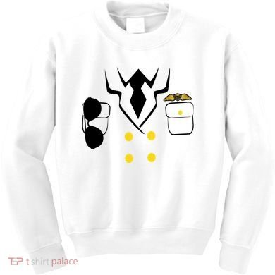 Pilot Costume Uniform Kids Sweatshirt