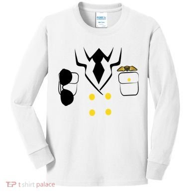 Pilot Costume Uniform Kids Long Sleeve Shirt