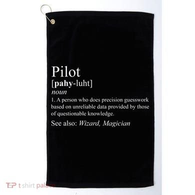 Pilot Definition Golf Towel
