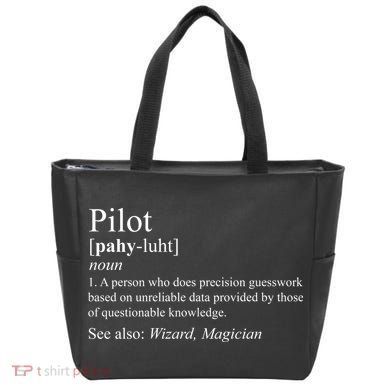 Pilot Definition Tote Bag