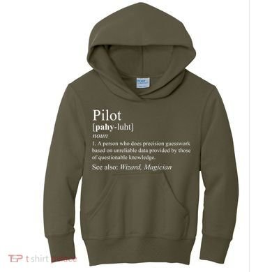Pilot Definition Kids Hoodie
