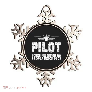 Pilot Looking Down On People Since 1903 Ornament
