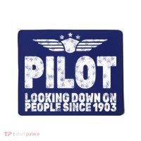 Pilot Looking Down On People Since 1903 Mousepad thumb 0