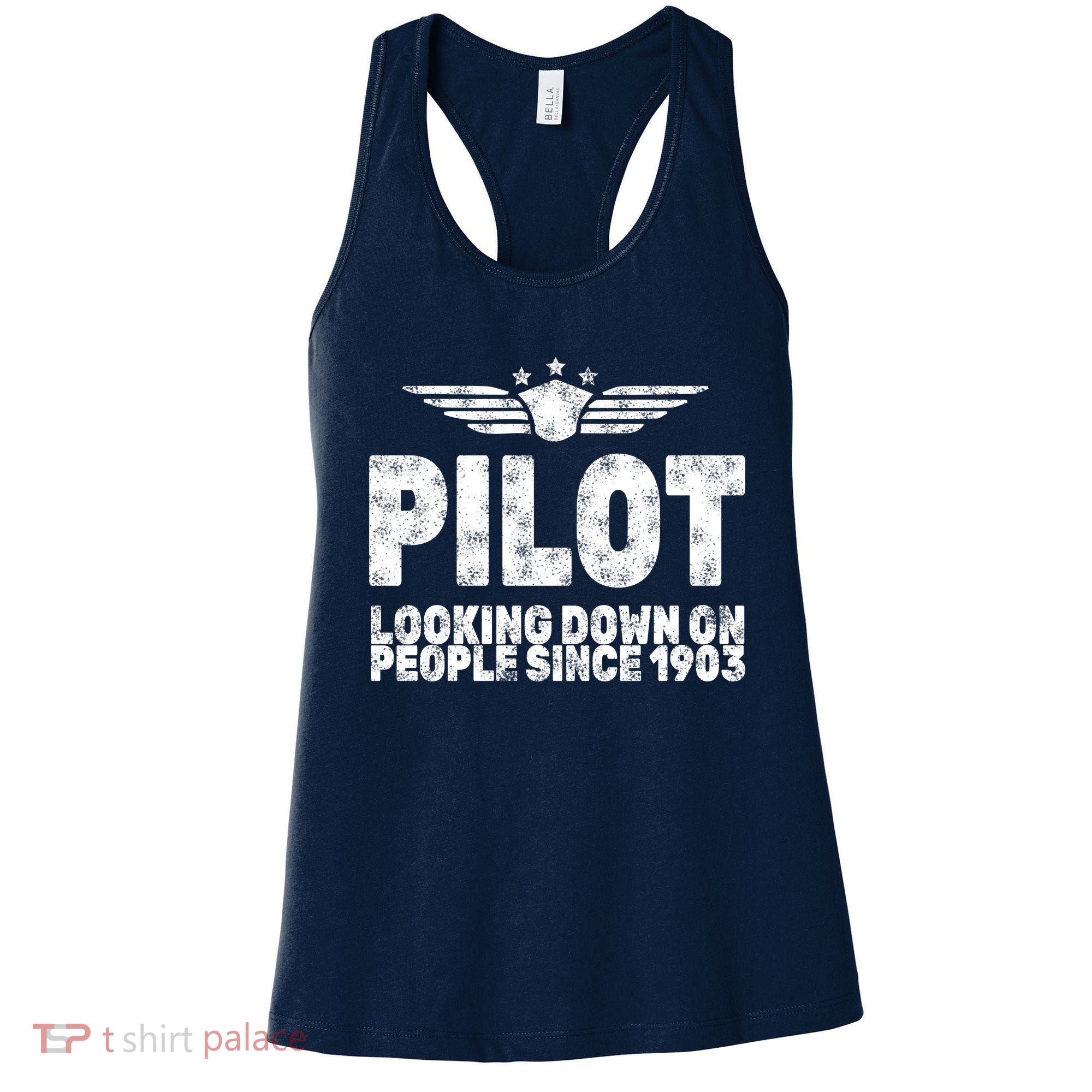 Pilot Looking Down On People Since 1903 Women's Tank Top