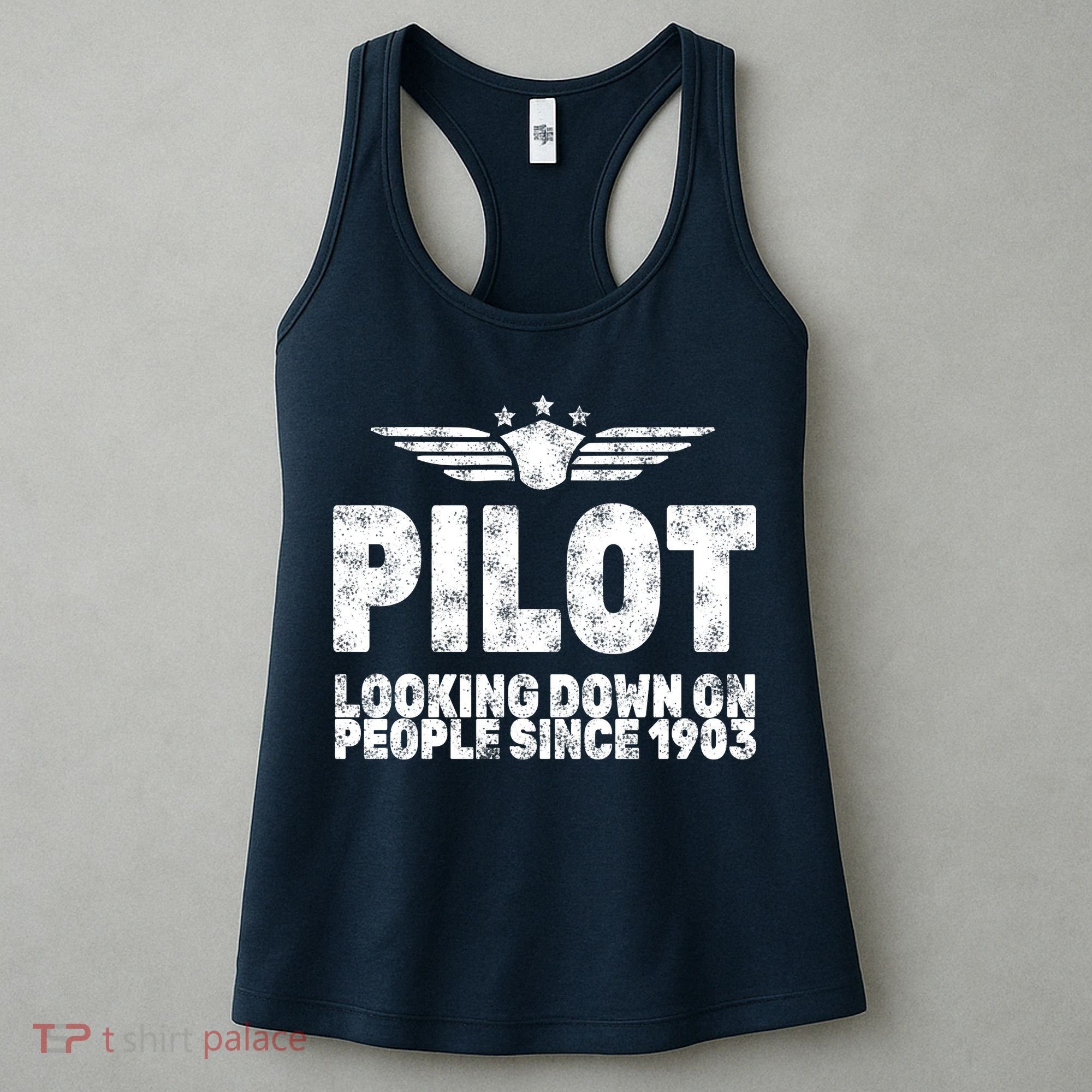 Pilot Looking Down On People Since 1903 Women's Tank Top