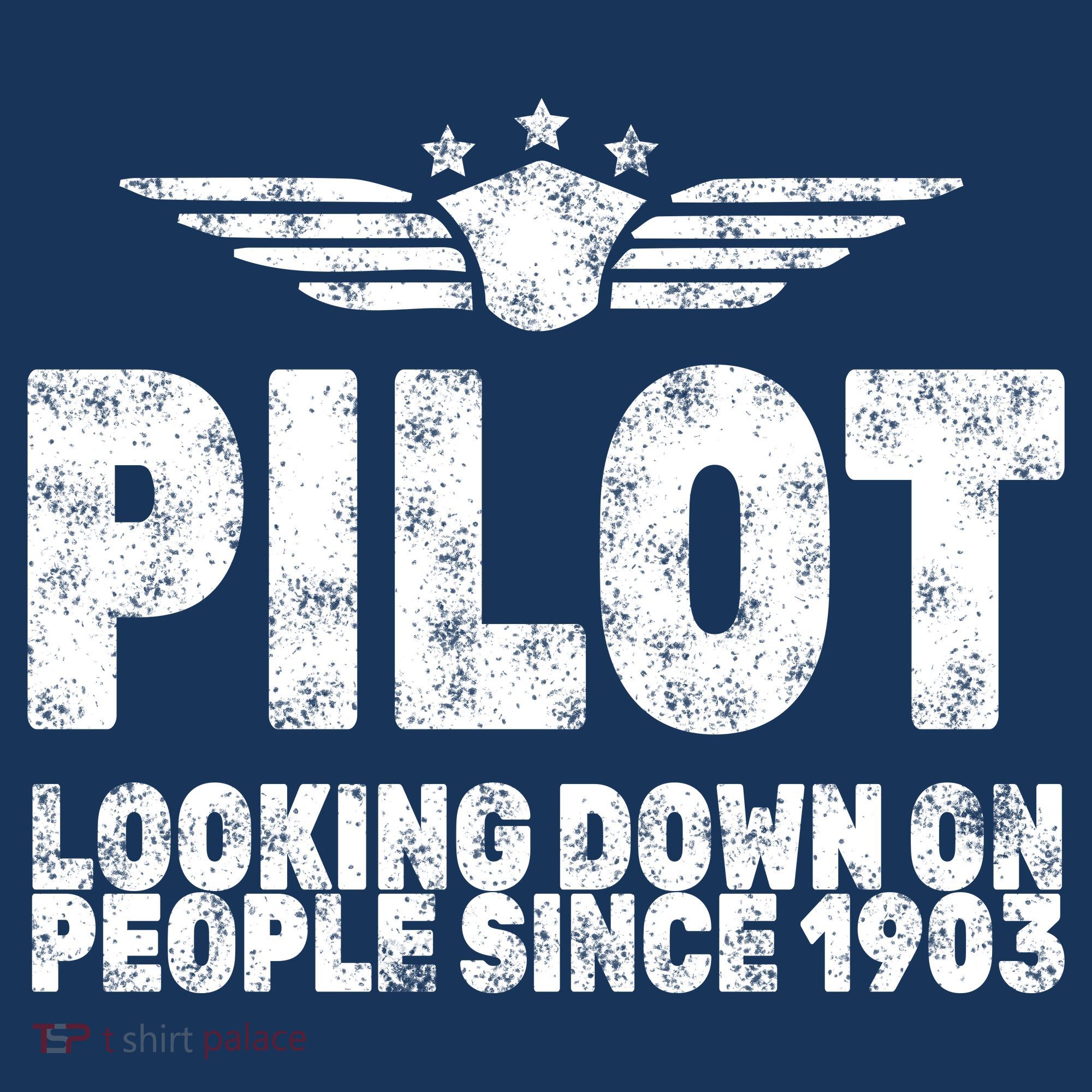 Pilot Looking Down On People Since 1903 Kids T-Shirt