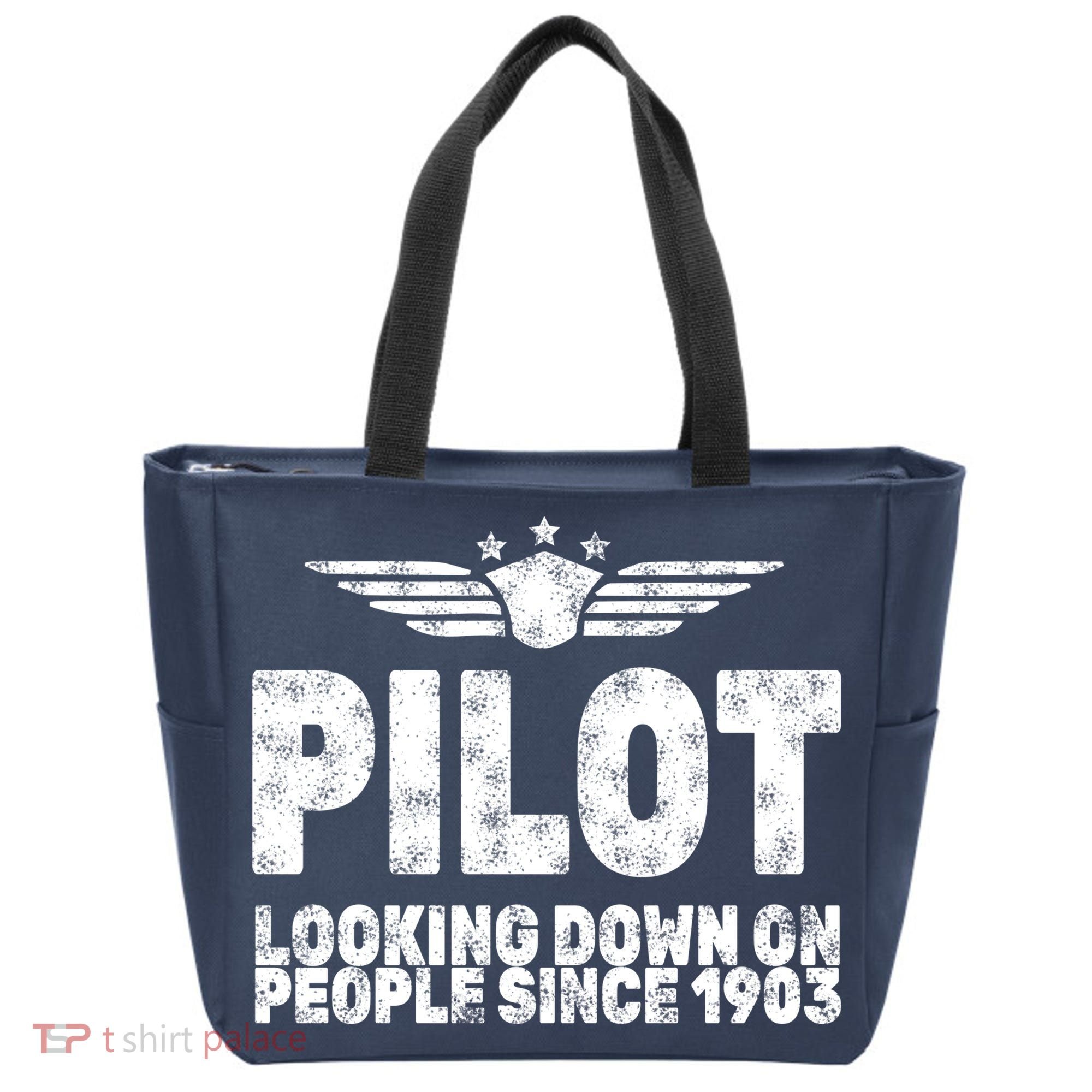Pilot Looking Down On People Since 1903 Tote Bag
