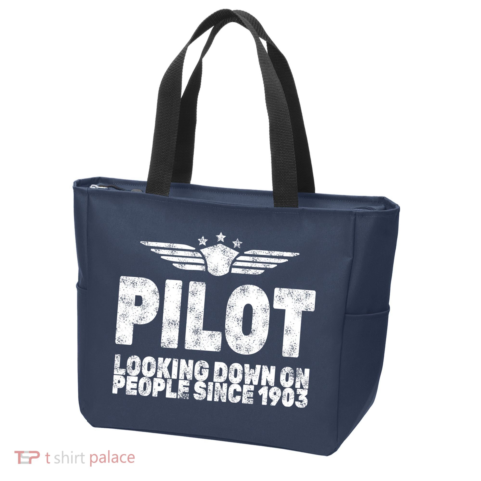 Pilot Looking Down On People Since 1903 Tote Bag