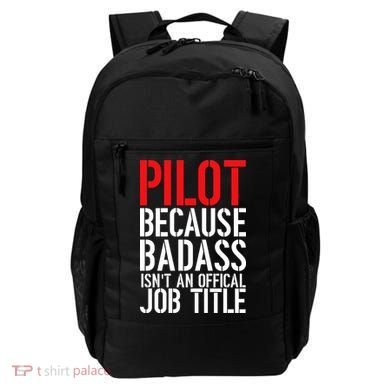 Pilot Official Job Title Backpack