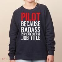 Pilot Official Job Title Women's Sweatshirt thumb 0