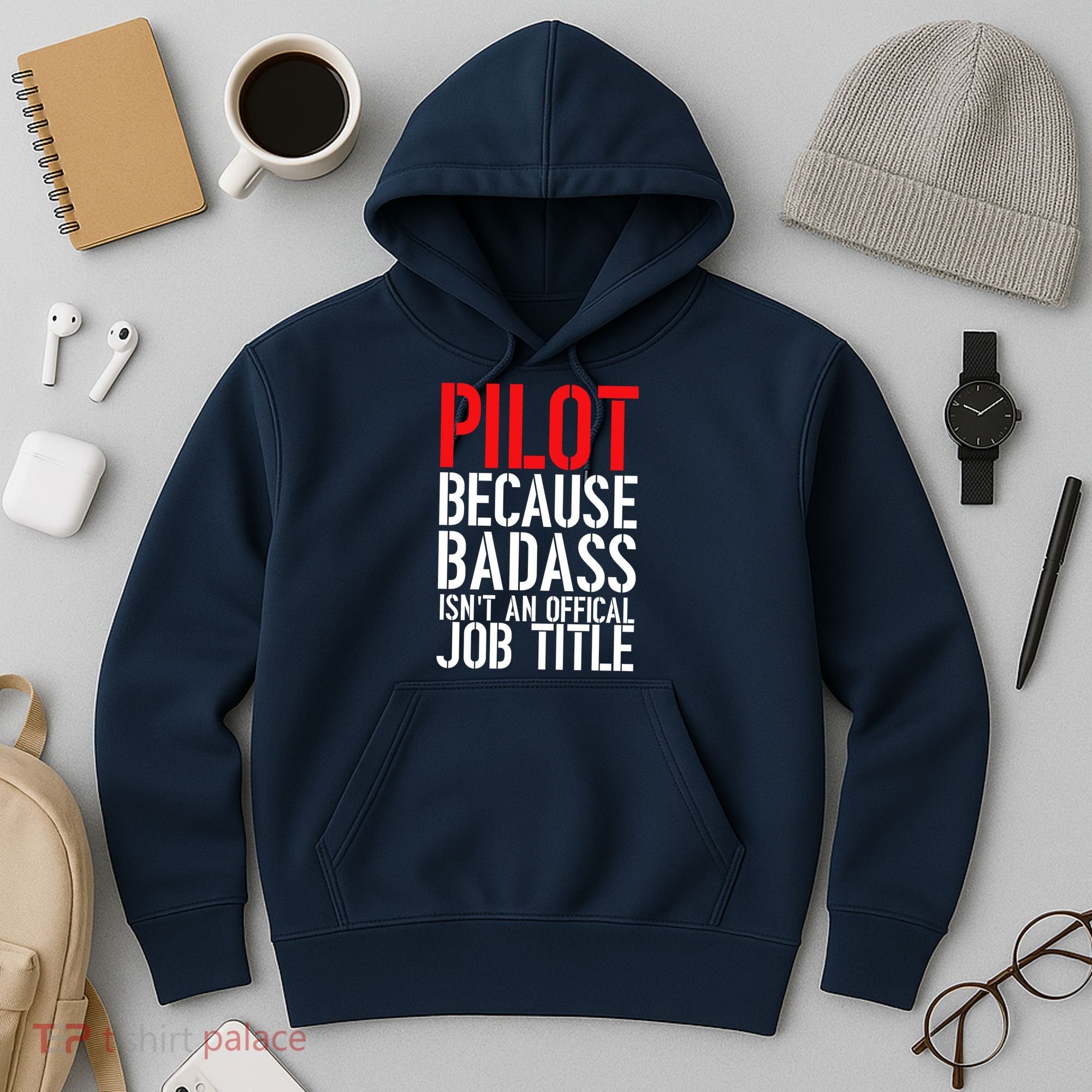 Pilot Official Job Title Hoodie