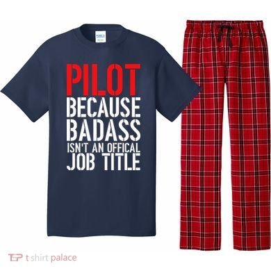 Pilot Official Job Title Pajama Set