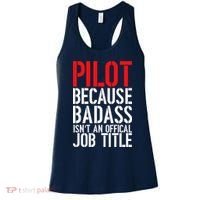 Pilot Official Job Title Women's Tank Top thumb 0