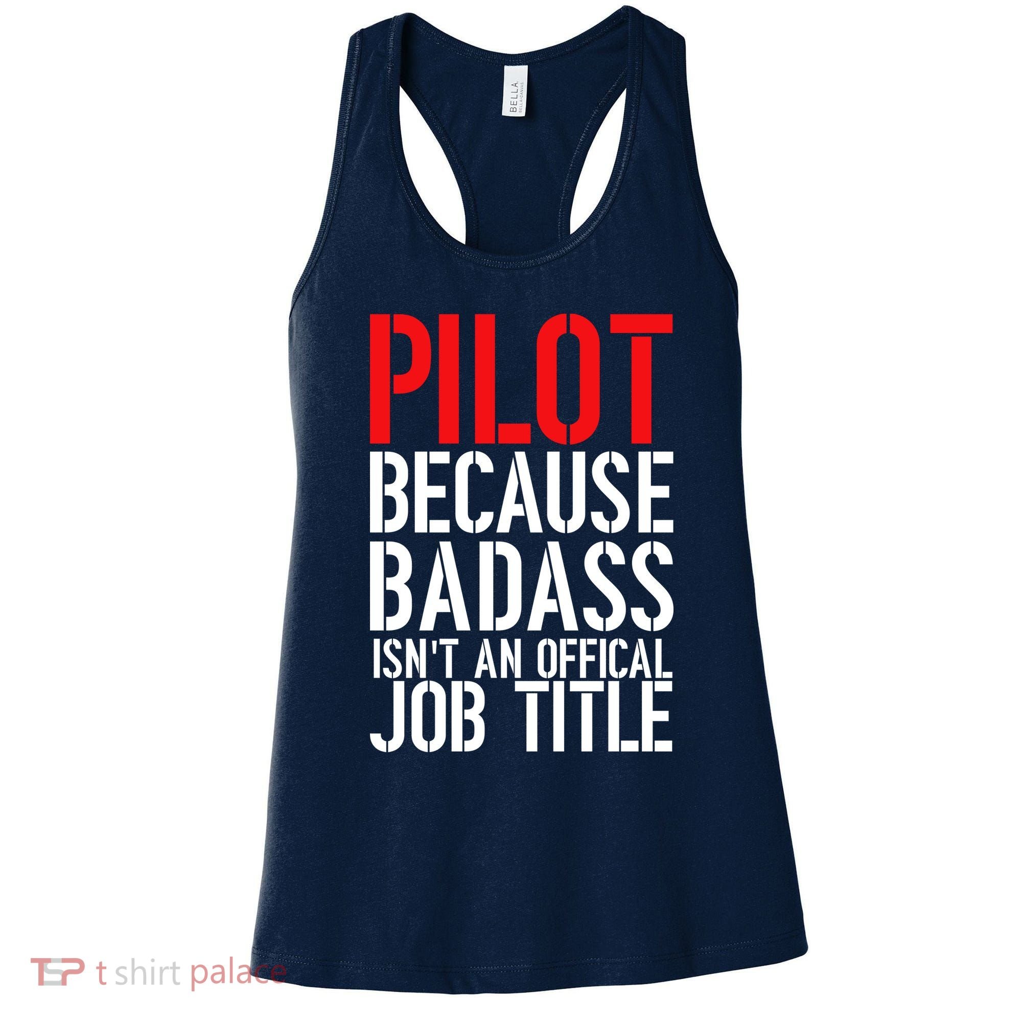 Pilot Official Job Title Women's Tank Top