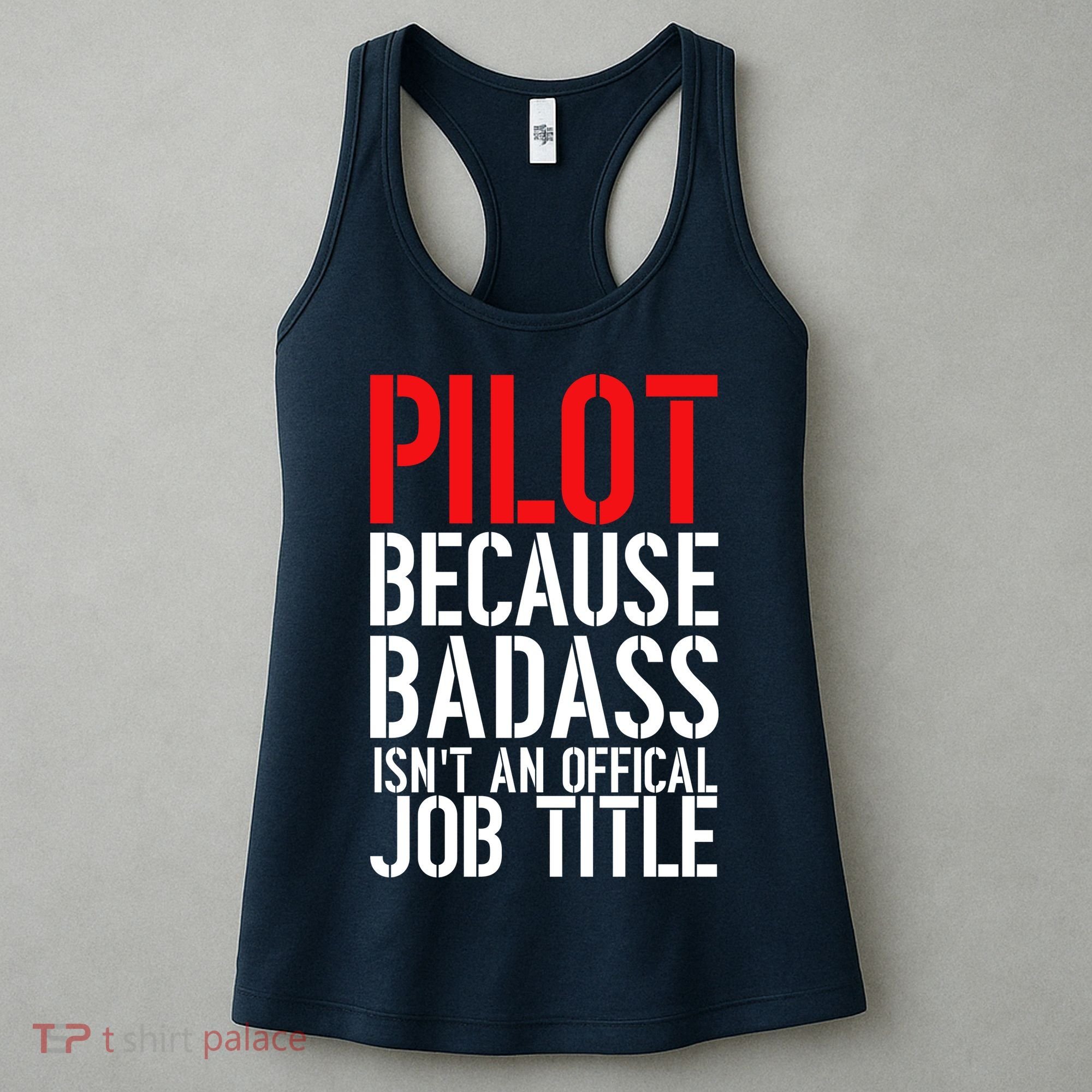 Pilot Official Job Title Women's Tank Top