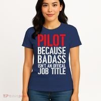 Pilot Official Job Title Women's T-Shirt thumb 4