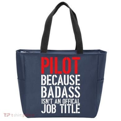 Pilot Official Job Title Tote Bag