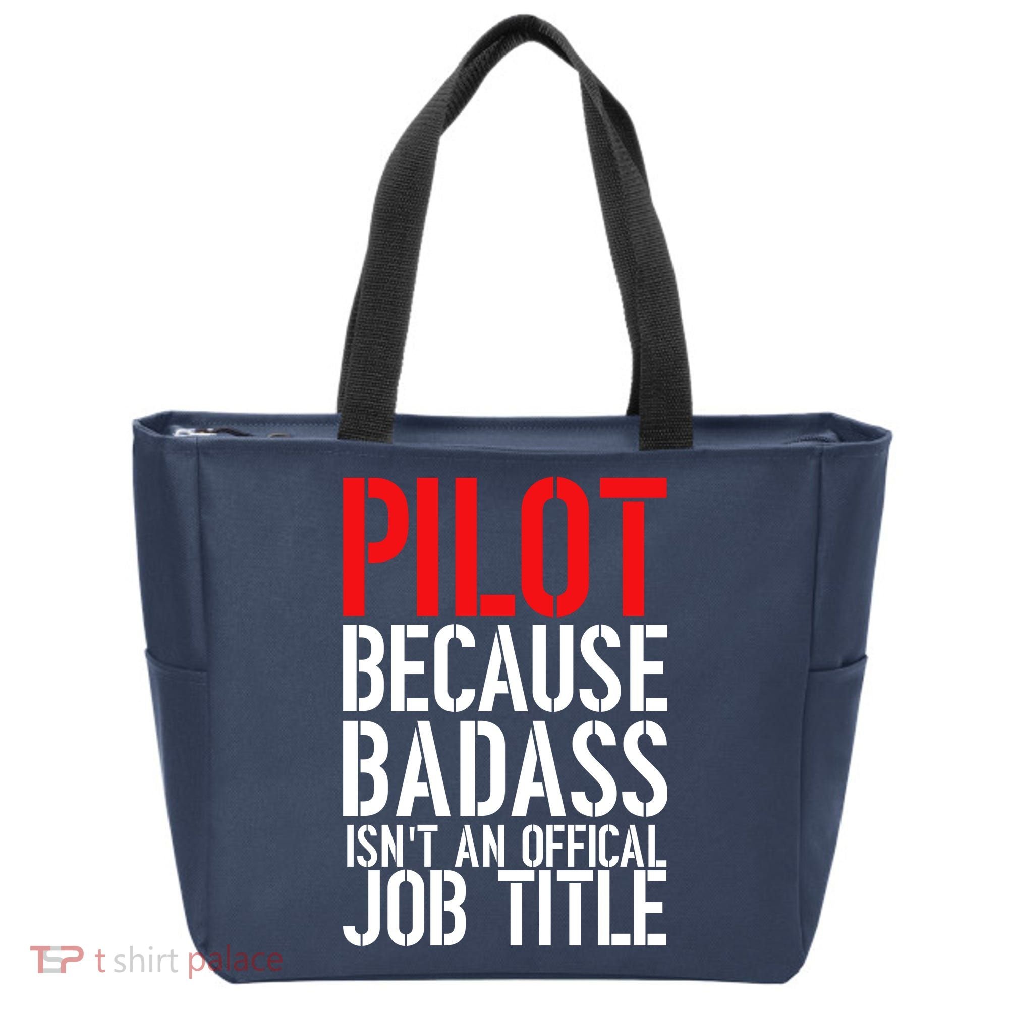 Pilot Official Job Title Tote Bag