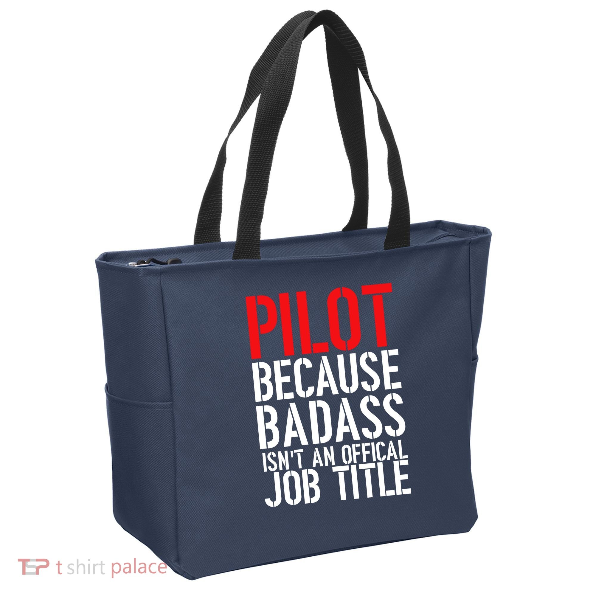 Pilot Official Job Title Tote Bag
