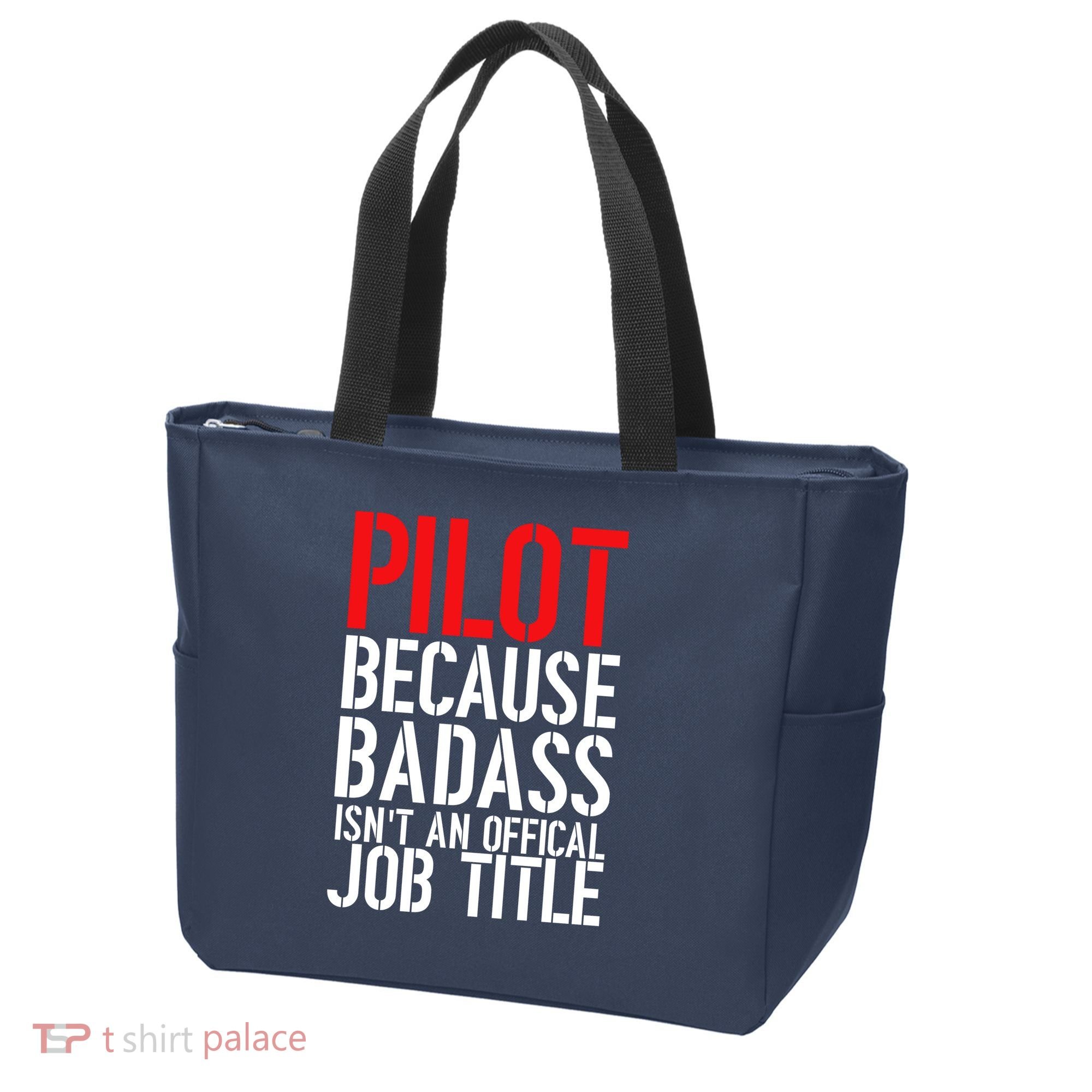 Pilot Official Job Title Tote Bag