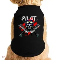 Pilot Skull Doggie Tank thumb 0