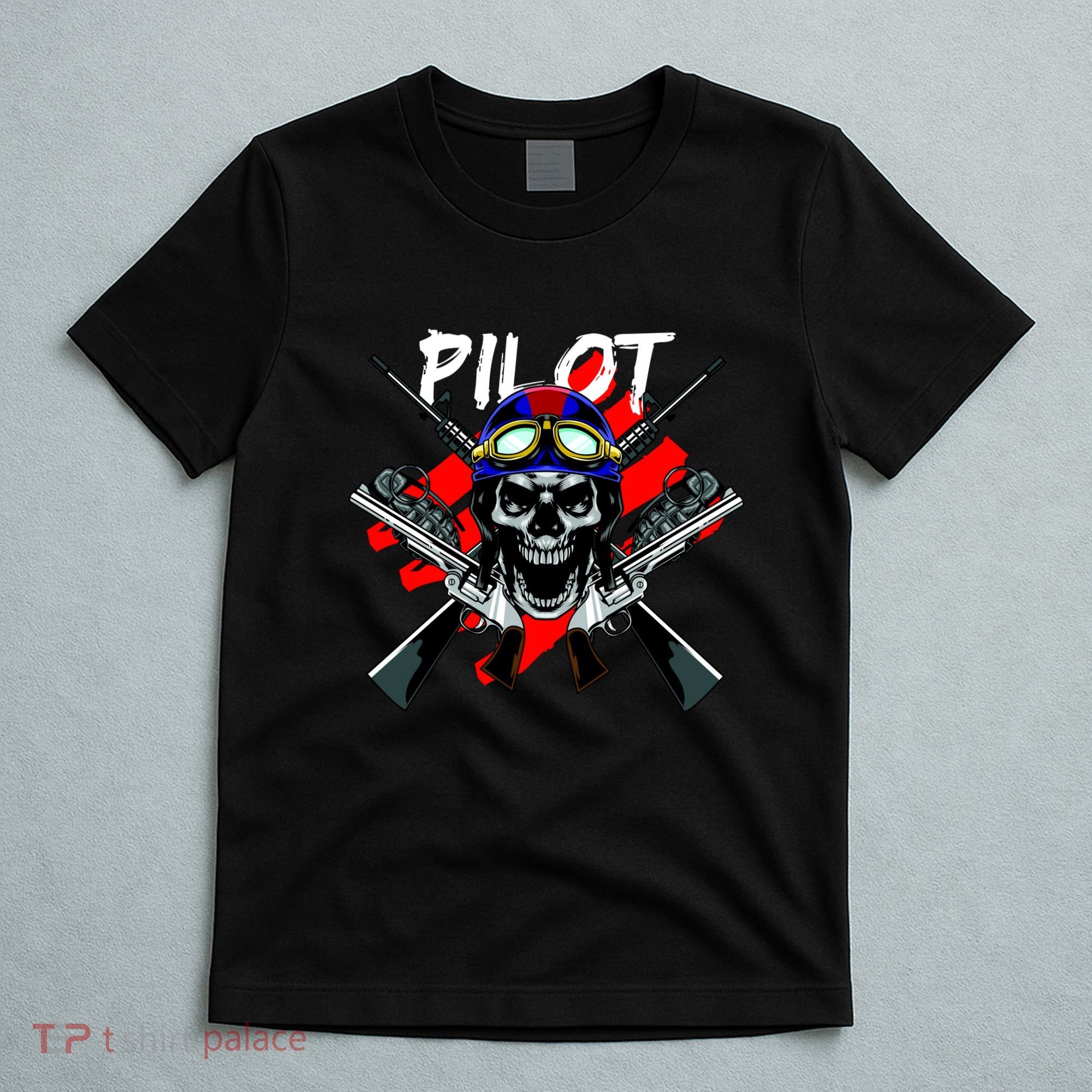 Pilot Skull T-Shirt