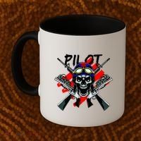Pilot Skull Coffee Mug thumb 2