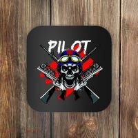 Pilot Skull Coaster thumb 0
