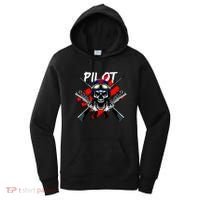 Pilot Skull Women's Hoodie thumb 0