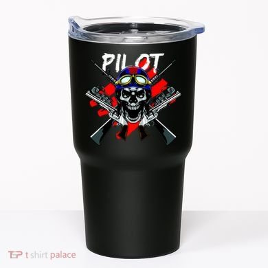 Pilot Skull Tumbler