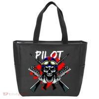 Pilot Skull Tote Bag thumb 0