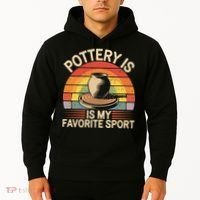 Pottery Is My Favorite Sport Funny Pottery Hoodie thumb 2