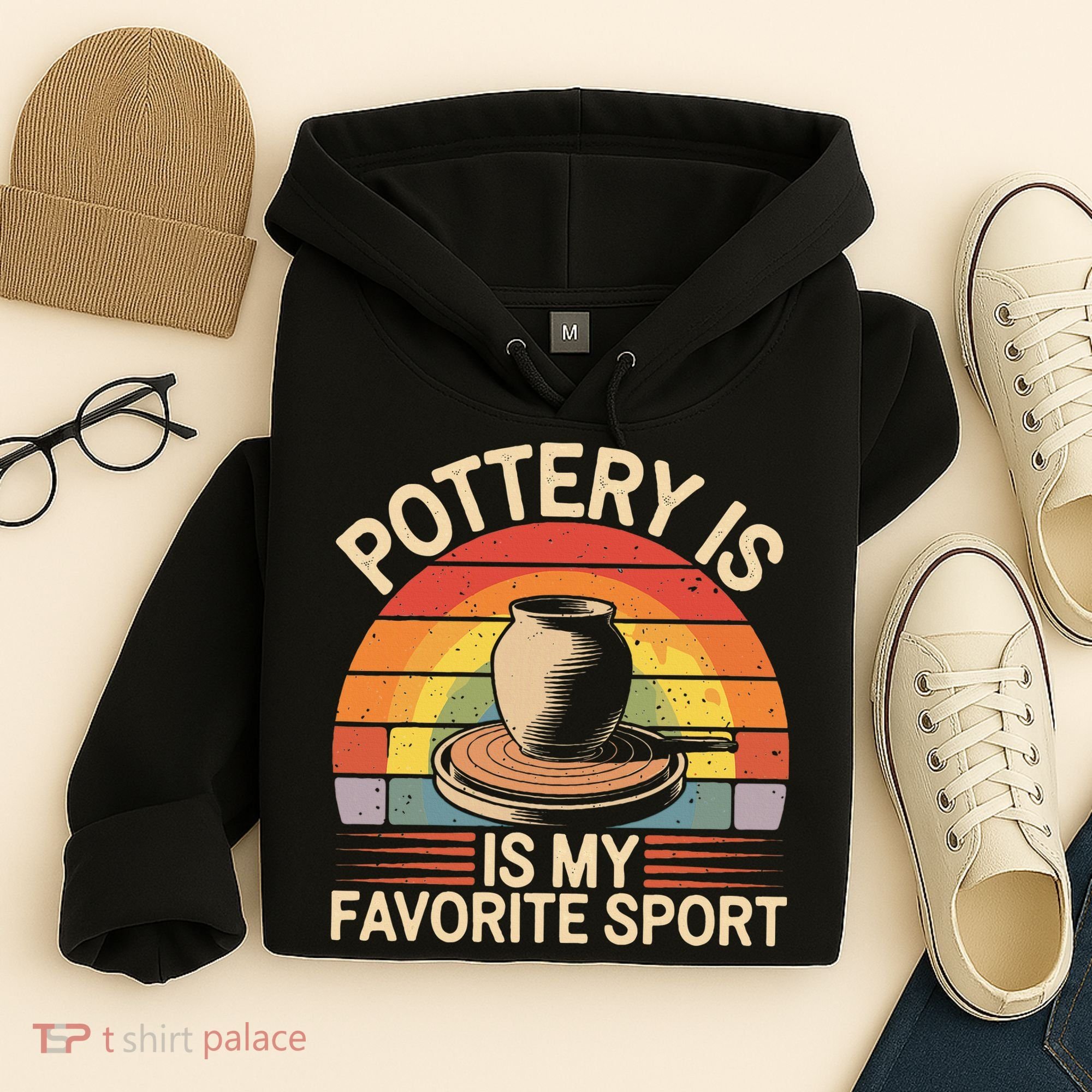 Pottery Is My Favorite Sport Funny Pottery Hoodie