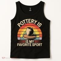 Pottery Is My Favorite Sport Funny Pottery Tank Top thumb 2