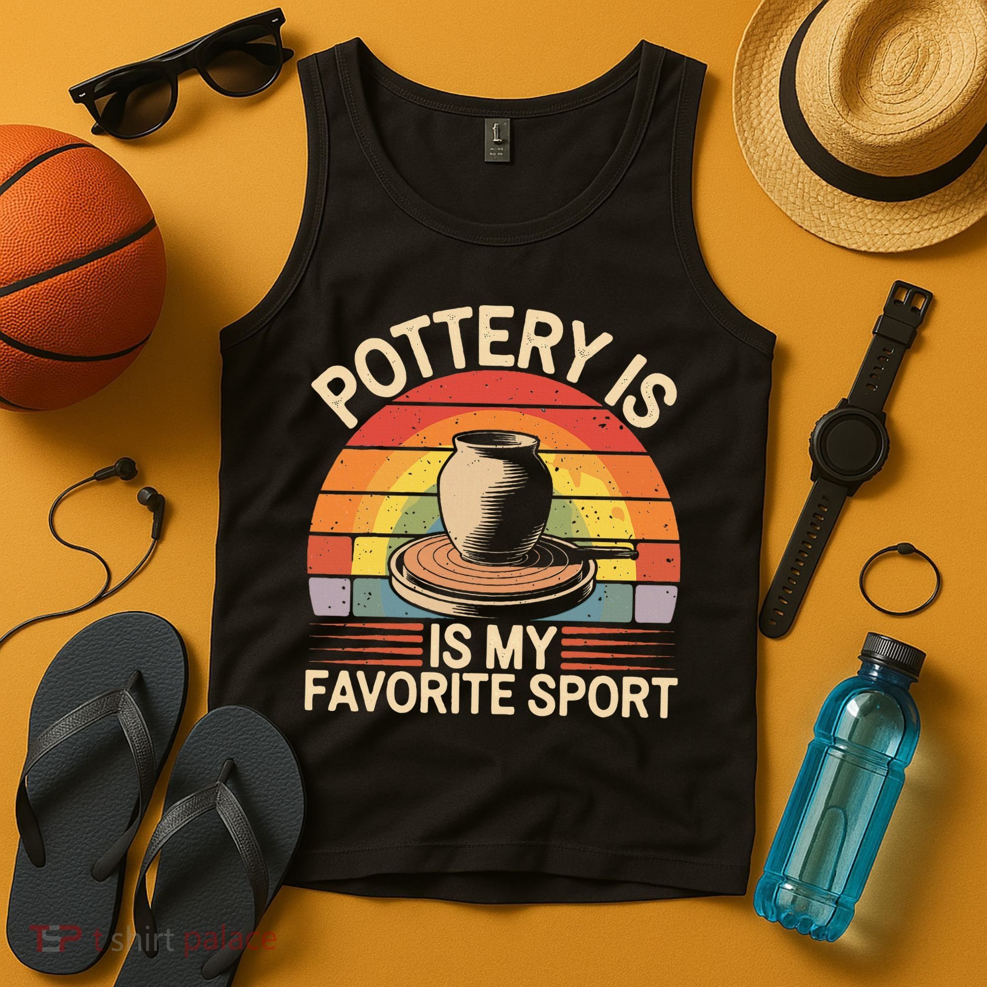 Pottery Is My Favorite Sport Funny Pottery Tank Top