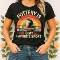 Pottery Is My Favorite Sport Funny Pottery Women's T-Shirt thumb 2
