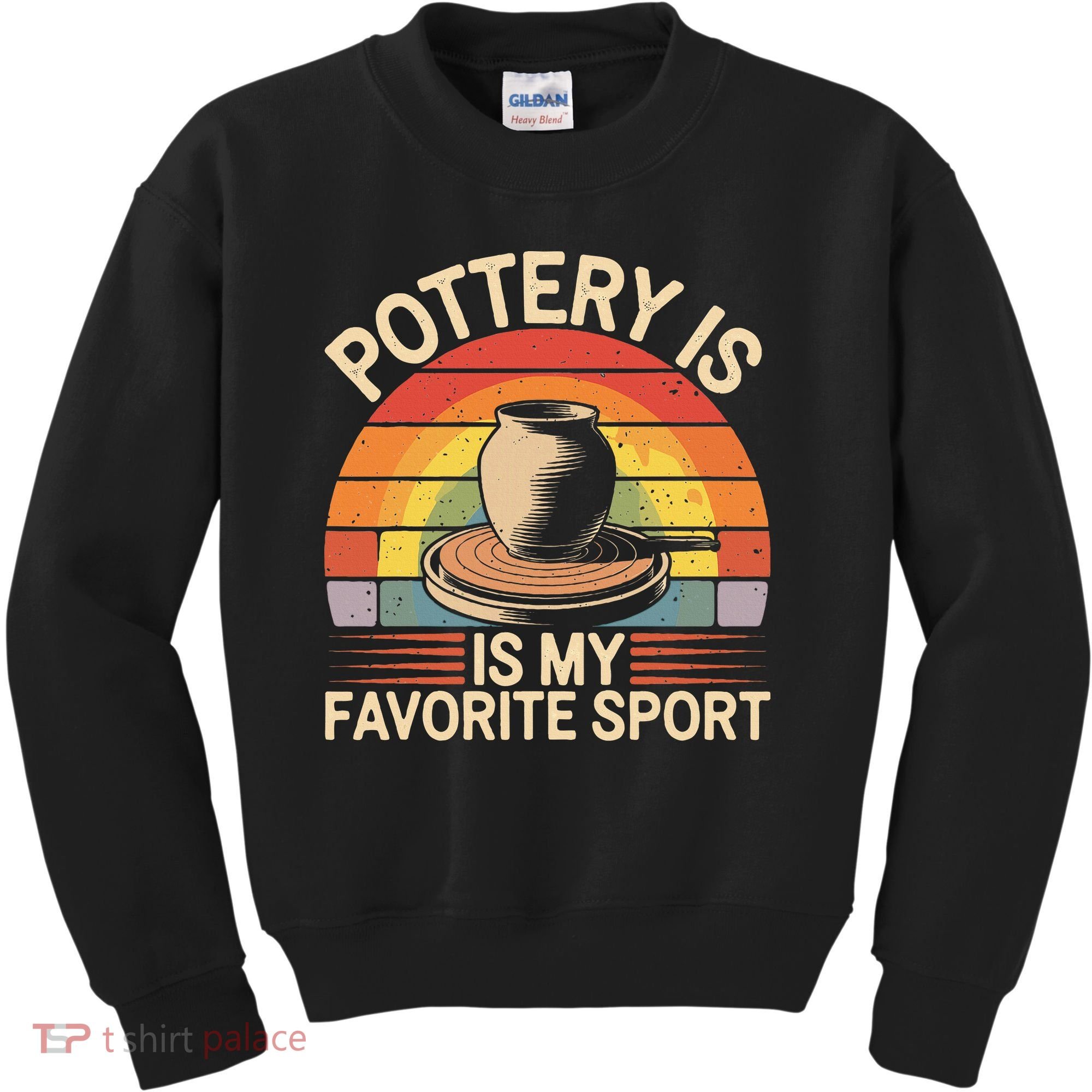 Pottery Is My Favorite Sport Funny Pottery Kids Sweatshirt